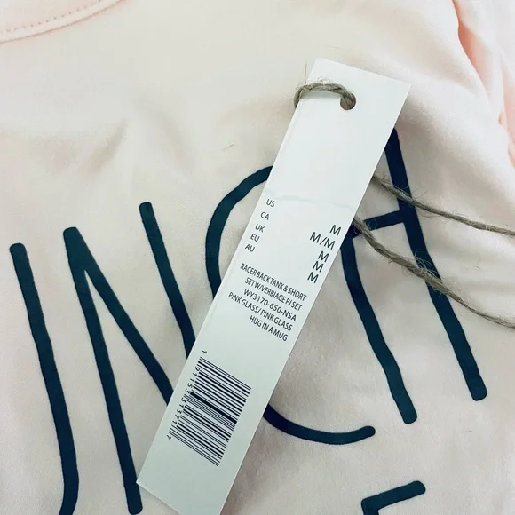 NWT Rae Dunn Brunch Please Cami and Shorts Pajama Set / M - Picture 9 of 9